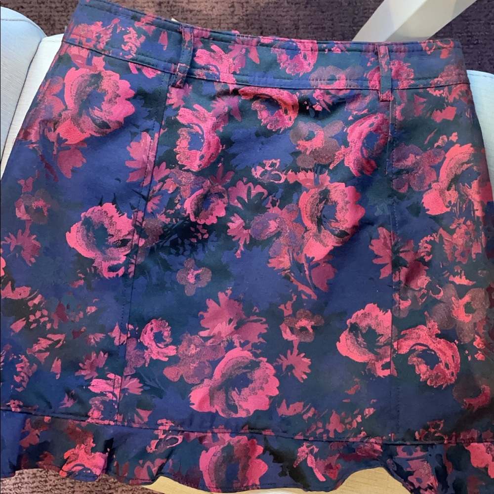 Express Floral Skirt